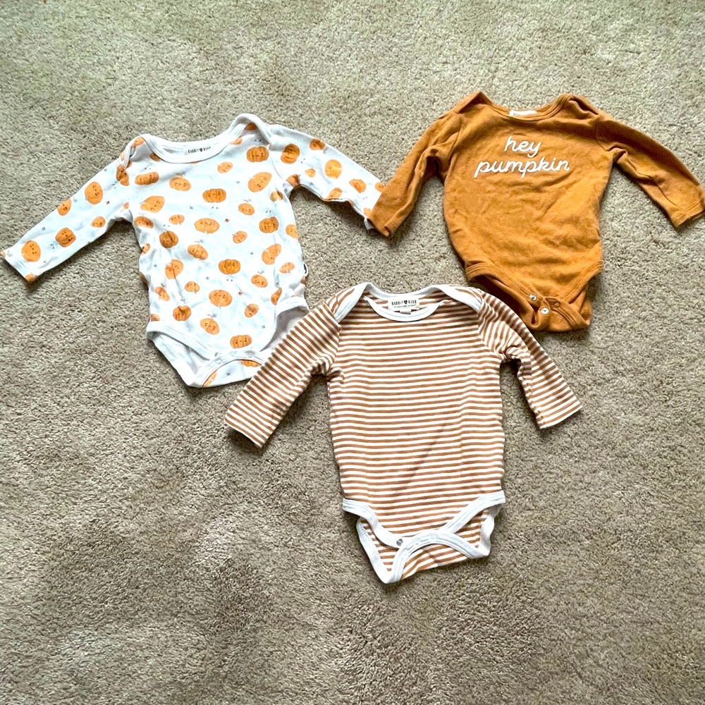 Pumpkin / Halloween Onesie, Size 6-9M